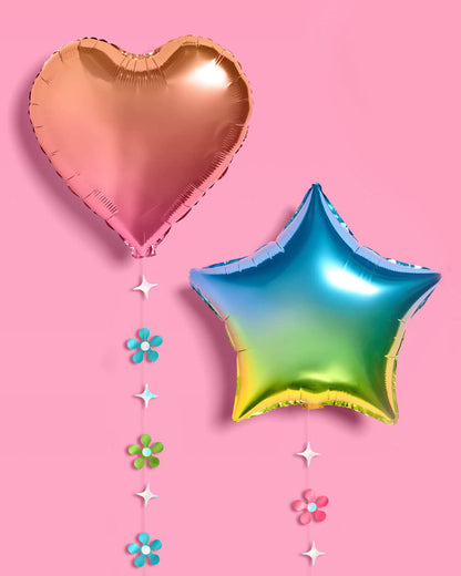 Rainbow Daydreamz Balloon Pack - 4 foil balloons