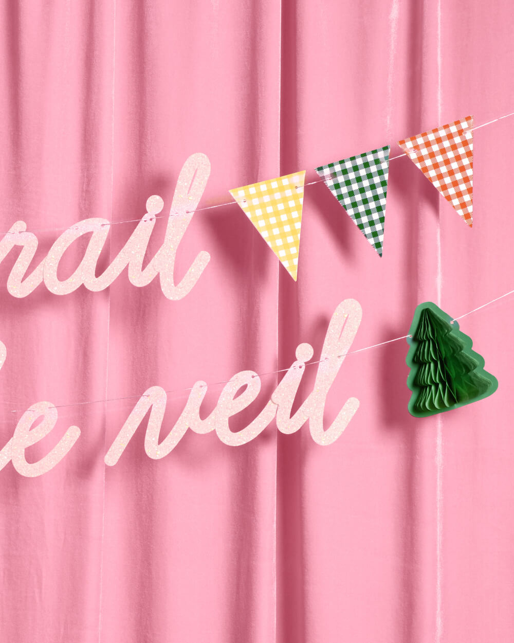 Last Trail Banner - 3D paper banner