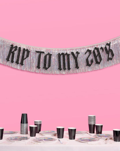 RIP To My 20s Banner - two piece banner