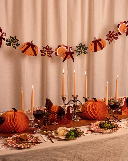 Harvest Banner - 9pc fall icon garland