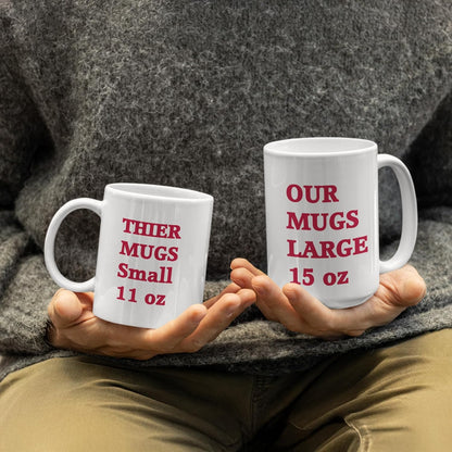 Sicilian Coffee Mug Set – 3 - Pack 15oz Ceramic Mugs Featuring Sicily - Themed Designs