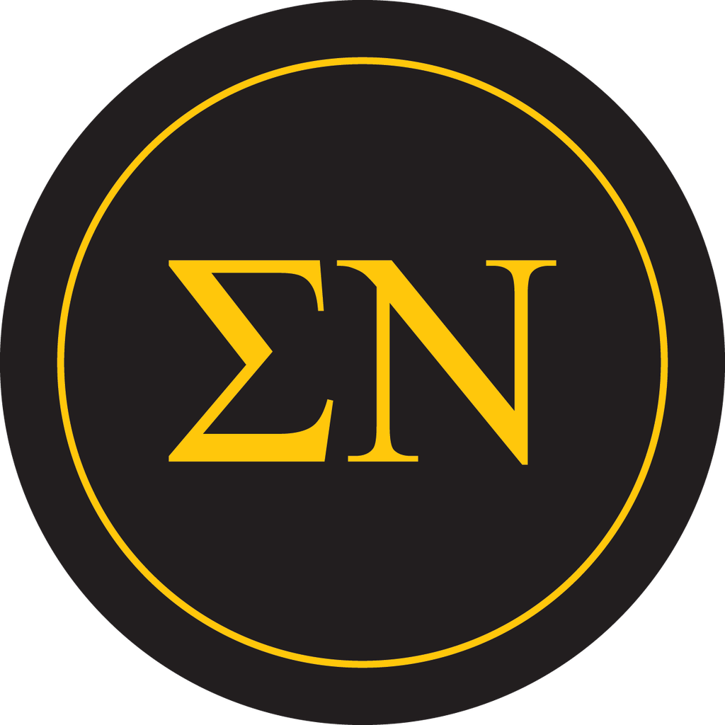 Sigma Nu Fraternity Car Decal Sticker - Full Color Circle Logo