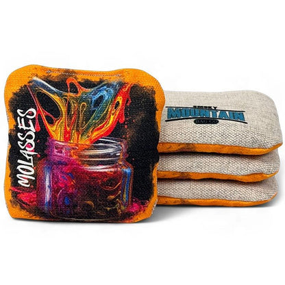 Smoky Mountain Bag Co – Professional Cornhole Bags (Set of 4) Molasses