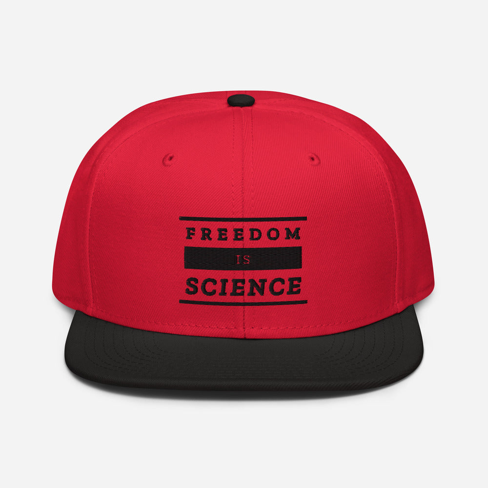 Freedom is Science Snapback Hat