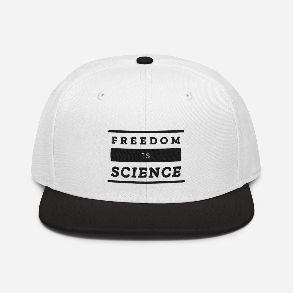 Freedom is Science Snapback Hat