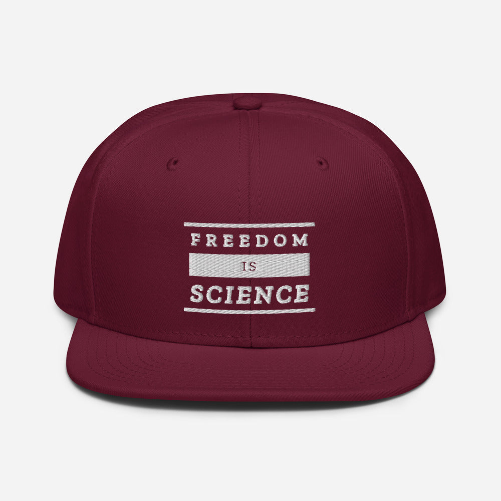 Freedom is Science Snapback Hat