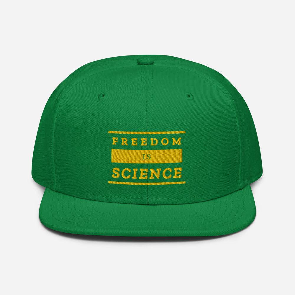 Freedom is Science Snapback Hat