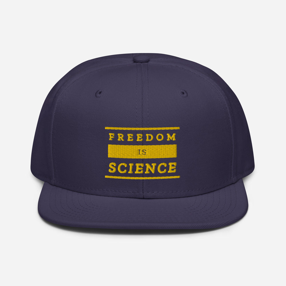 Freedom is Science Snapback Hat
