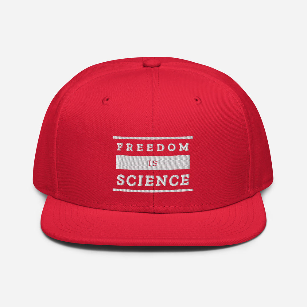 Freedom is Science Snapback Hat