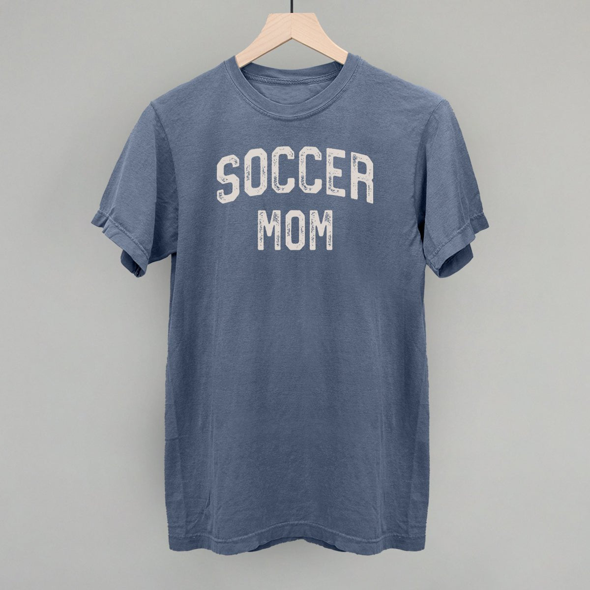 Soccer Mom Collegiate Distressed T-shirt