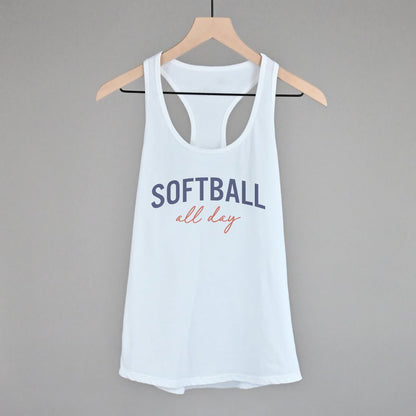 Softball All Day (Script) T-Shirt