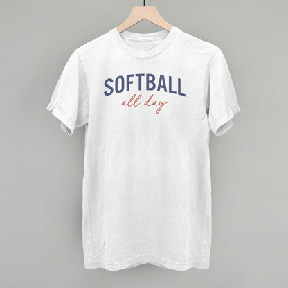 Softball All Day (Script) T-Shirt
