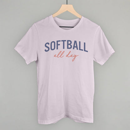 Softball All Day (Script) T-Shirt