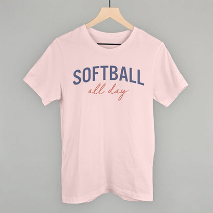 Softball All Day (Script) T-Shirt