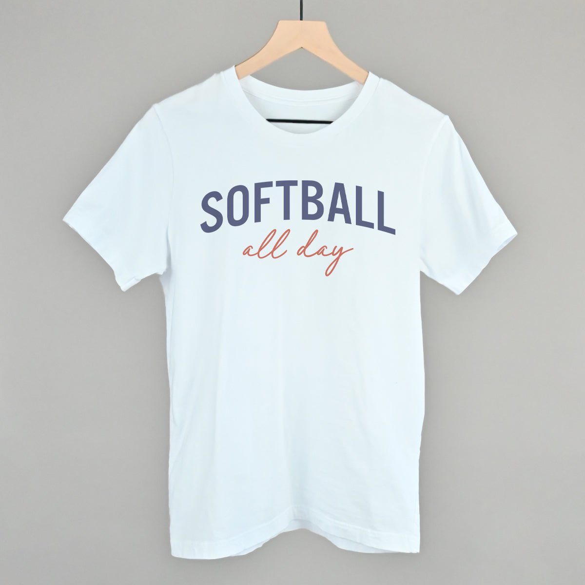 Softball All Day (Script) T-Shirt