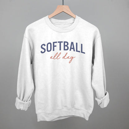 Softball All Day (Script) T-Shirt