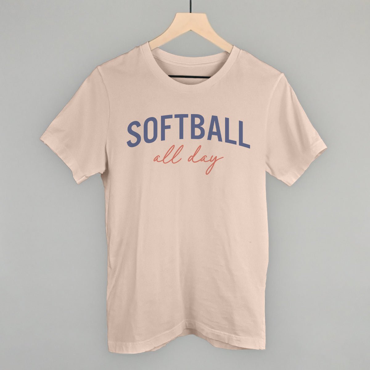 Softball All Day (Script) T-Shirt
