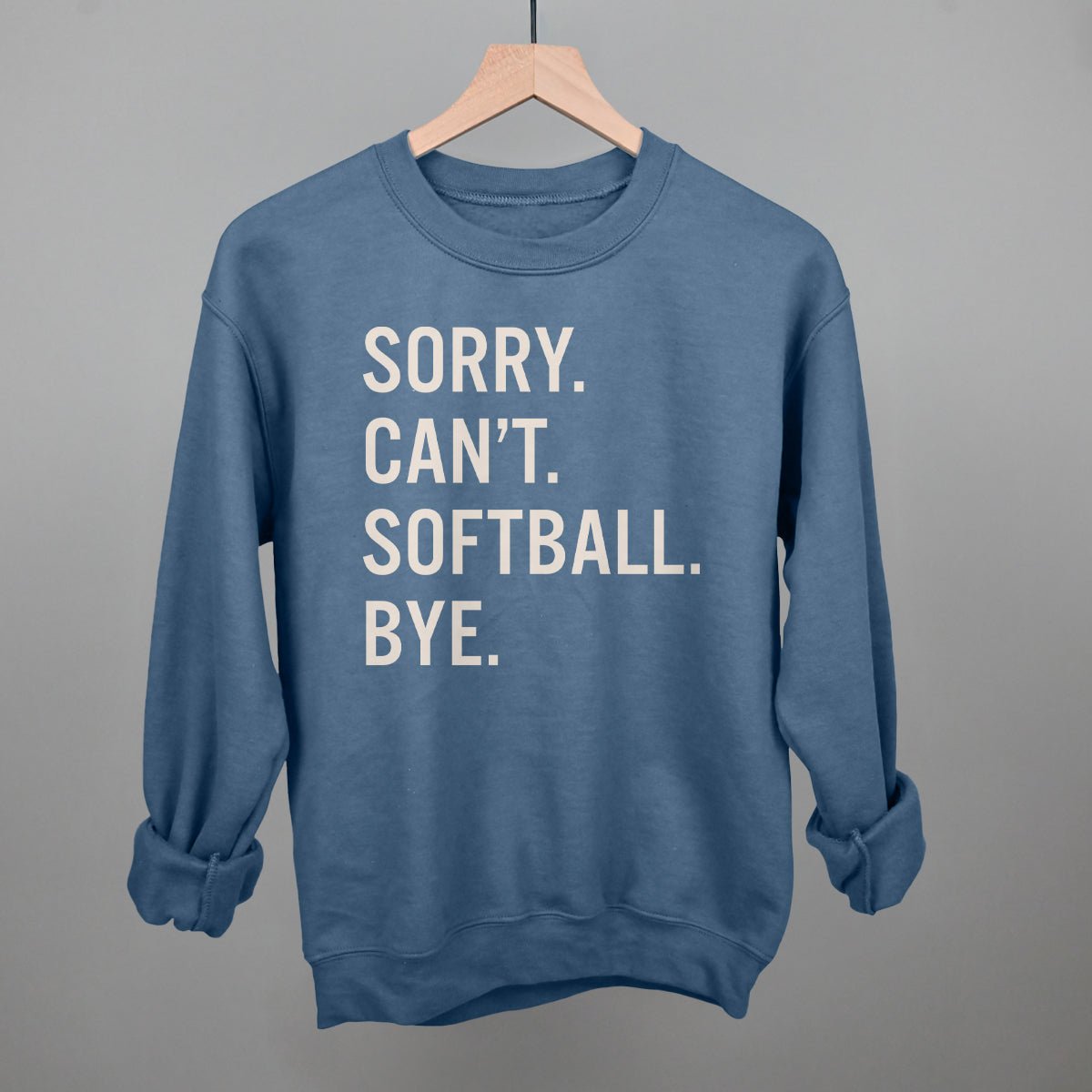 Sorry Can't Softball Bye T-shirt