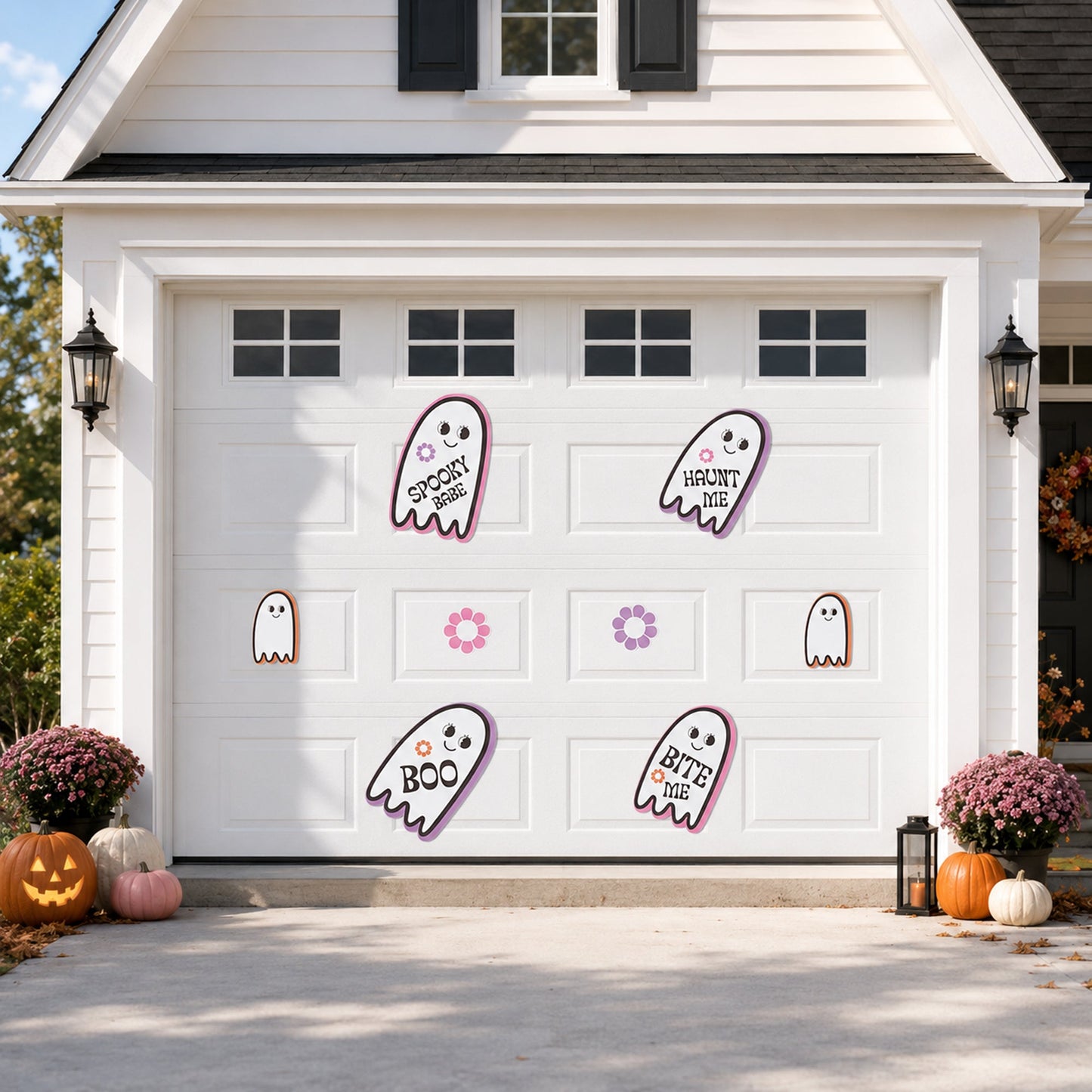 Spooky Babe Garage Door Magnets Set – 8 Halloween Designs