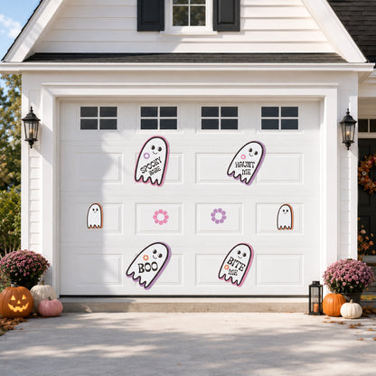 Spooky Babe Garage Door Magnets Set – 8 Halloween Designs