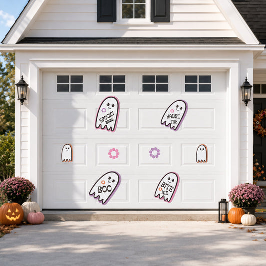 Spooky Babe Garage Door Magnets Set – 8 Halloween Designs
