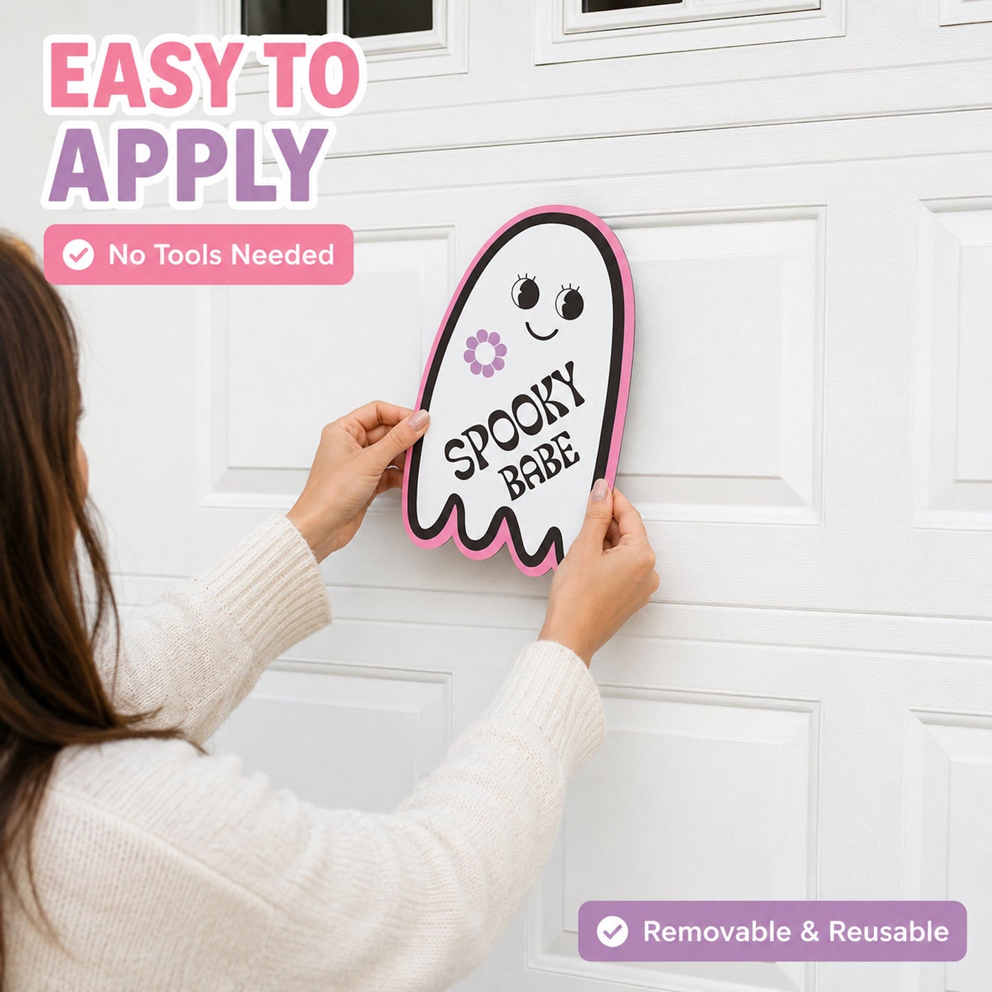 Spooky Babe Garage Door Magnets Set – 8 Halloween Designs