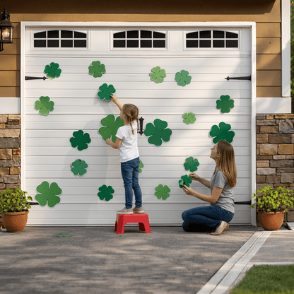 St Patrick's Shamrock Garage Magnets