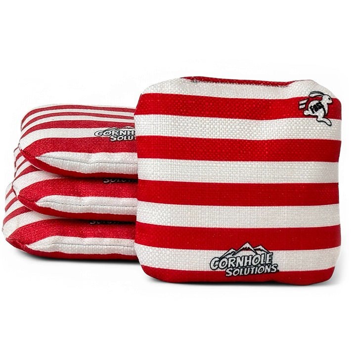 Stars and Stripes Cornhole Bags – Set of 8 All - Weather Flag Bags with Dual - Sided Stop & Go Control (16oz Regulation Weight)