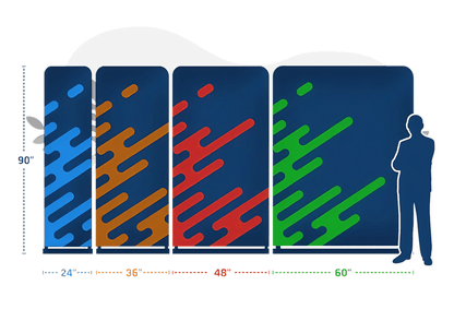 StretchFit Premium Display Banner | Tension Fabric Lobby & Trade Show Stand