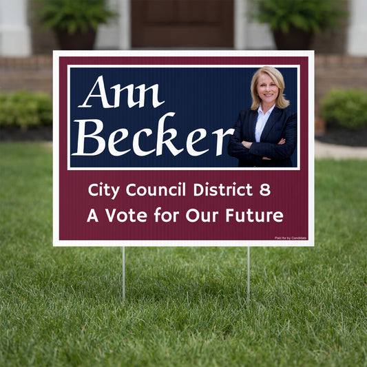 Custom Political 18"x24" Yard Signs