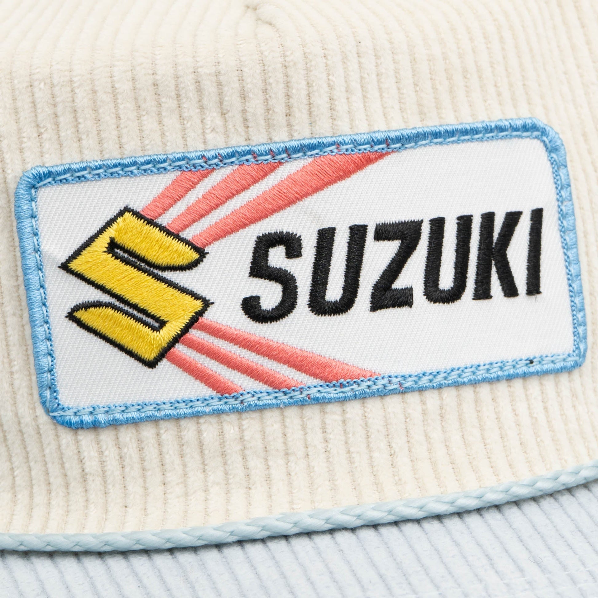 Suzuki - Vanilla / Sky Blue Hat