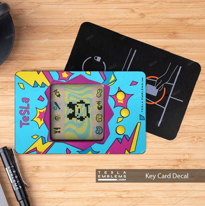 Tamagotchi Keycard Decal