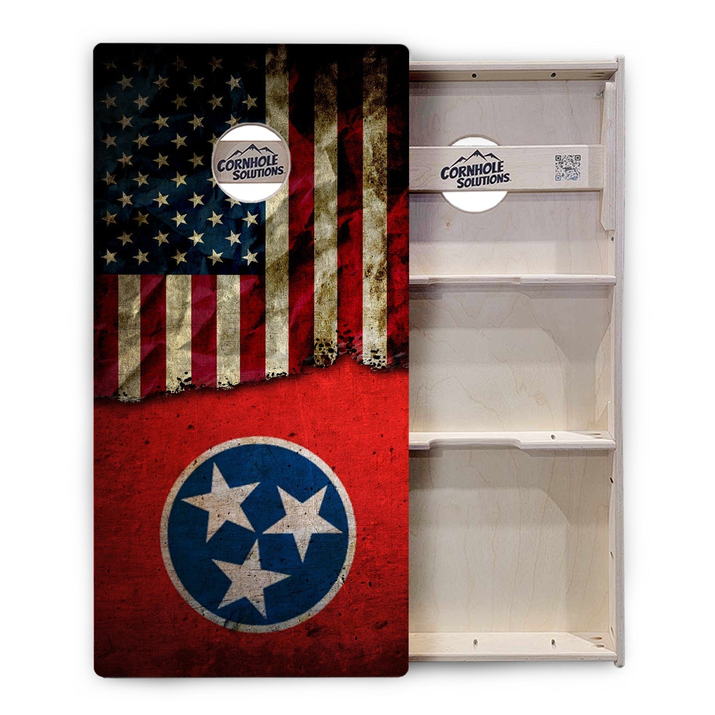 Tennessee USA Flag Cornhole Boards - Professional Tournament Series
