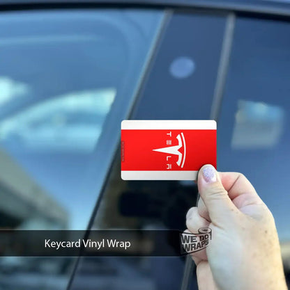 Tesla Flag Keycard Decal