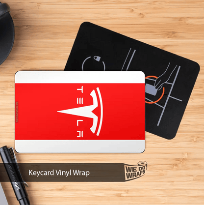 Tesla Flag Keycard Decal