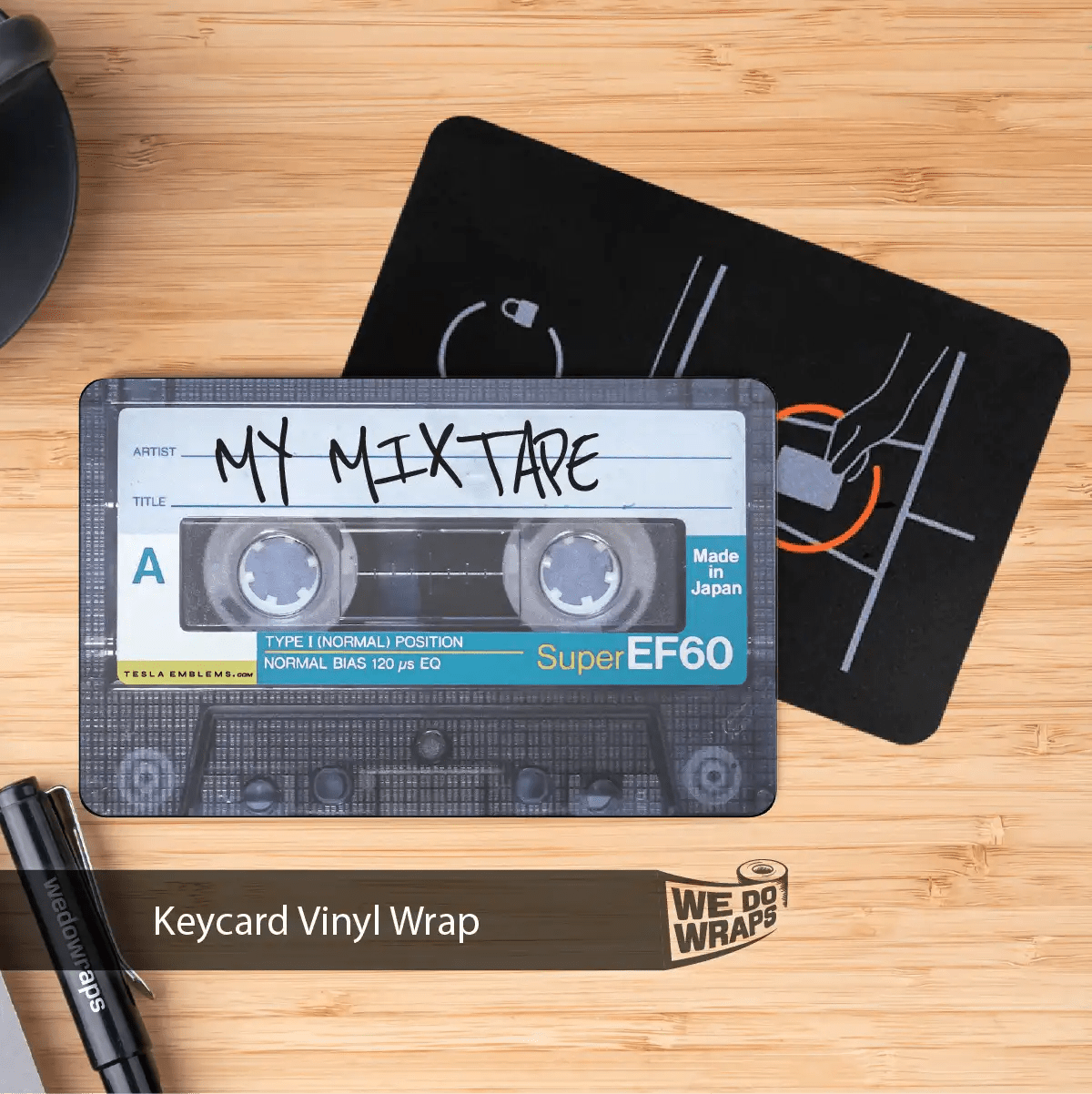 Tesla Mixtape Keycard Decal