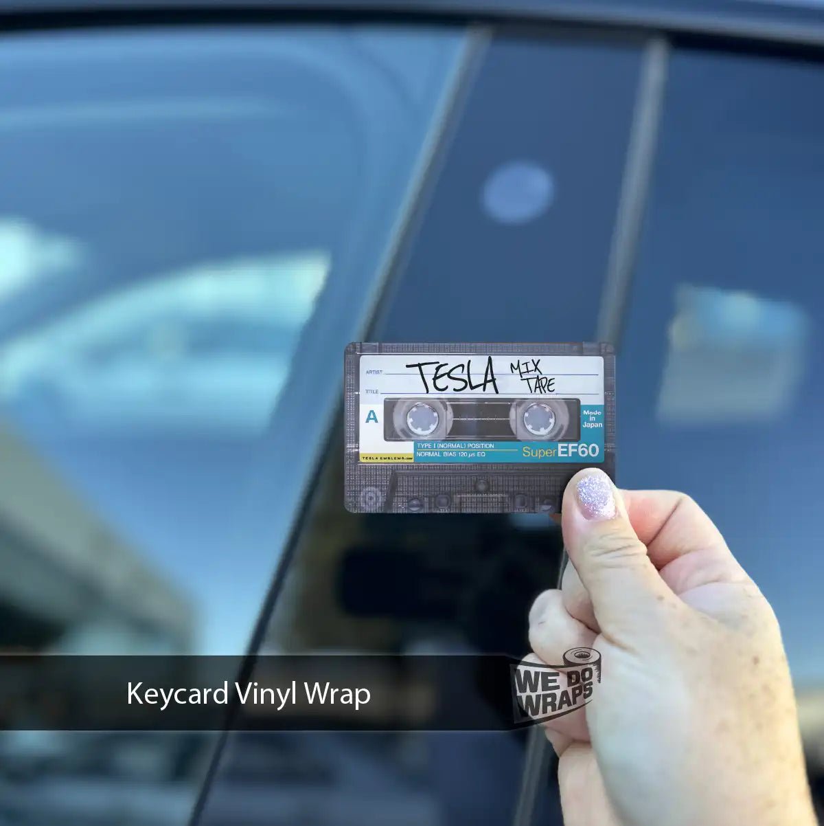 Tesla Mixtape Keycard Decal