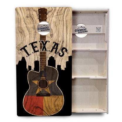 Texas Guitar Cornhole Boards - Professional Tournament Series
