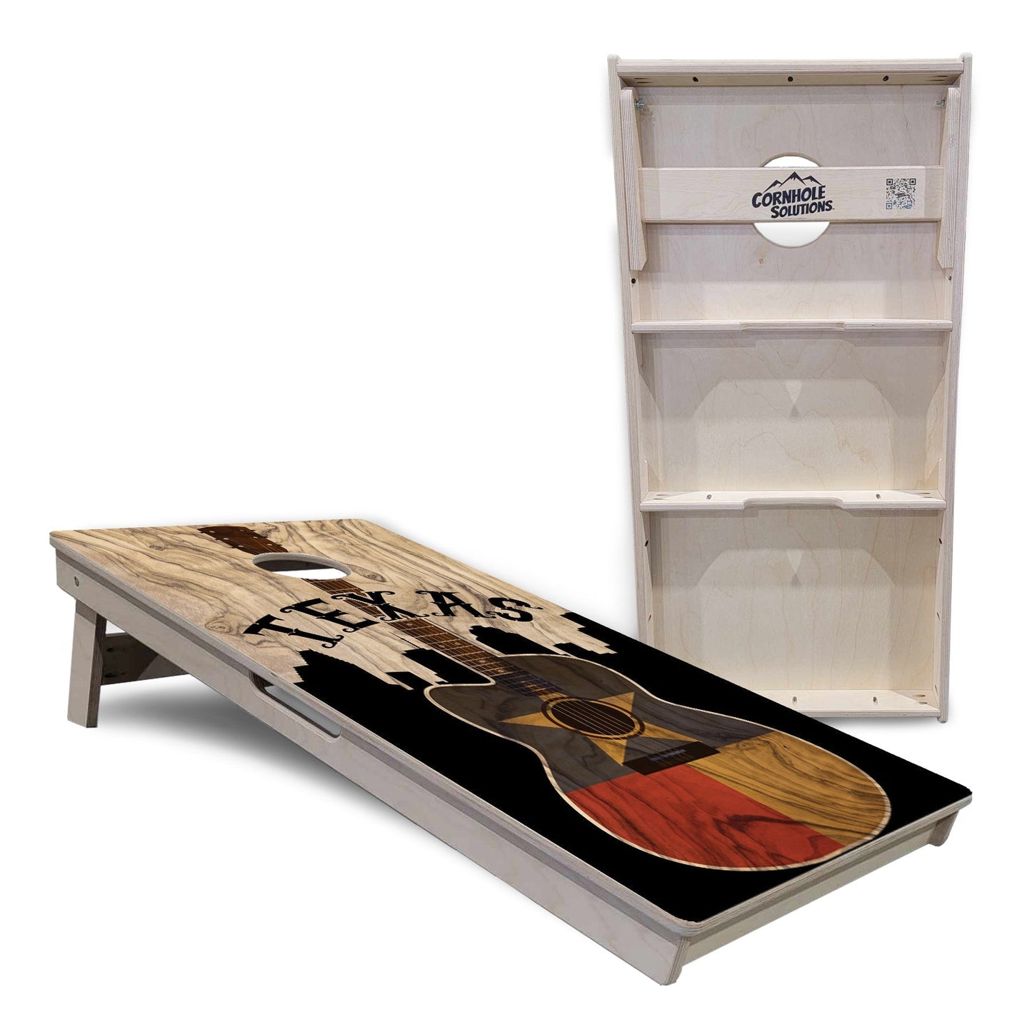 Texas Guitar Cornhole Boards - Professional Tournament Series