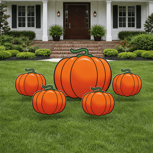 The Great Pumpkin Patch Halloween Yard Card | 6 Piece Set