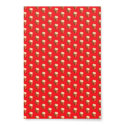 Trump Mugshot Wrapping Paper Sheets