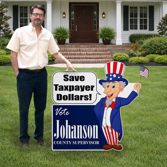 Uncle Sam Yard Sign