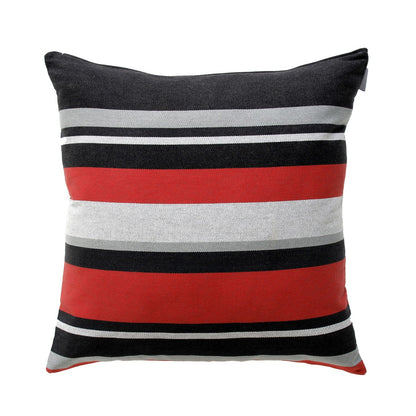 University of Georgia Colors Striped Pillow Cover