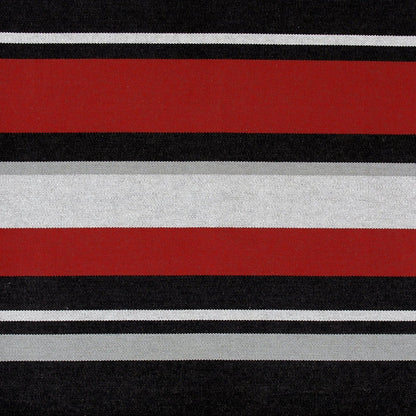 University of Georgia Colors Striped Pillow Cover