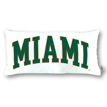 University of Miami Hurricanes Lumbar Pillow Cover