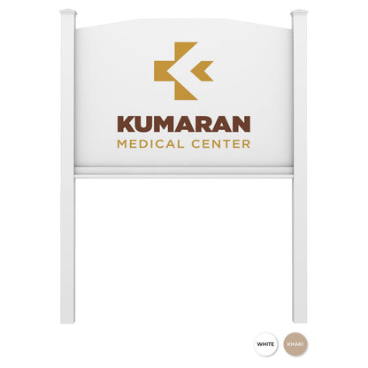 Vinyl Single Rail Sign Frame Kit