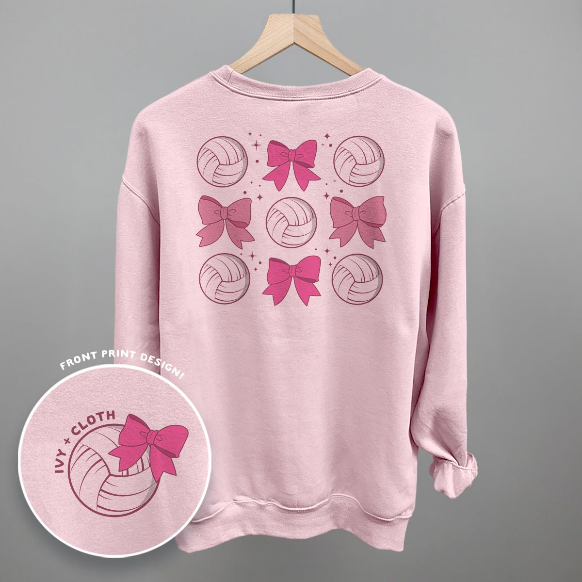 Volleyballs and Bows (Back Print)