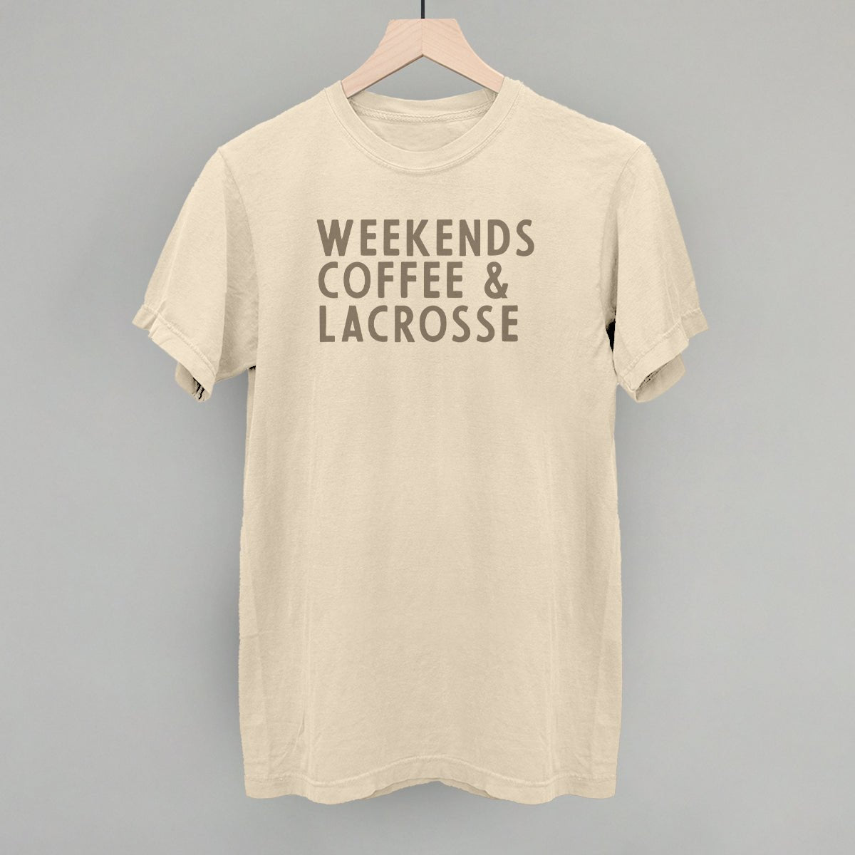 Weekends Coffee & Lacrosse T-shirt