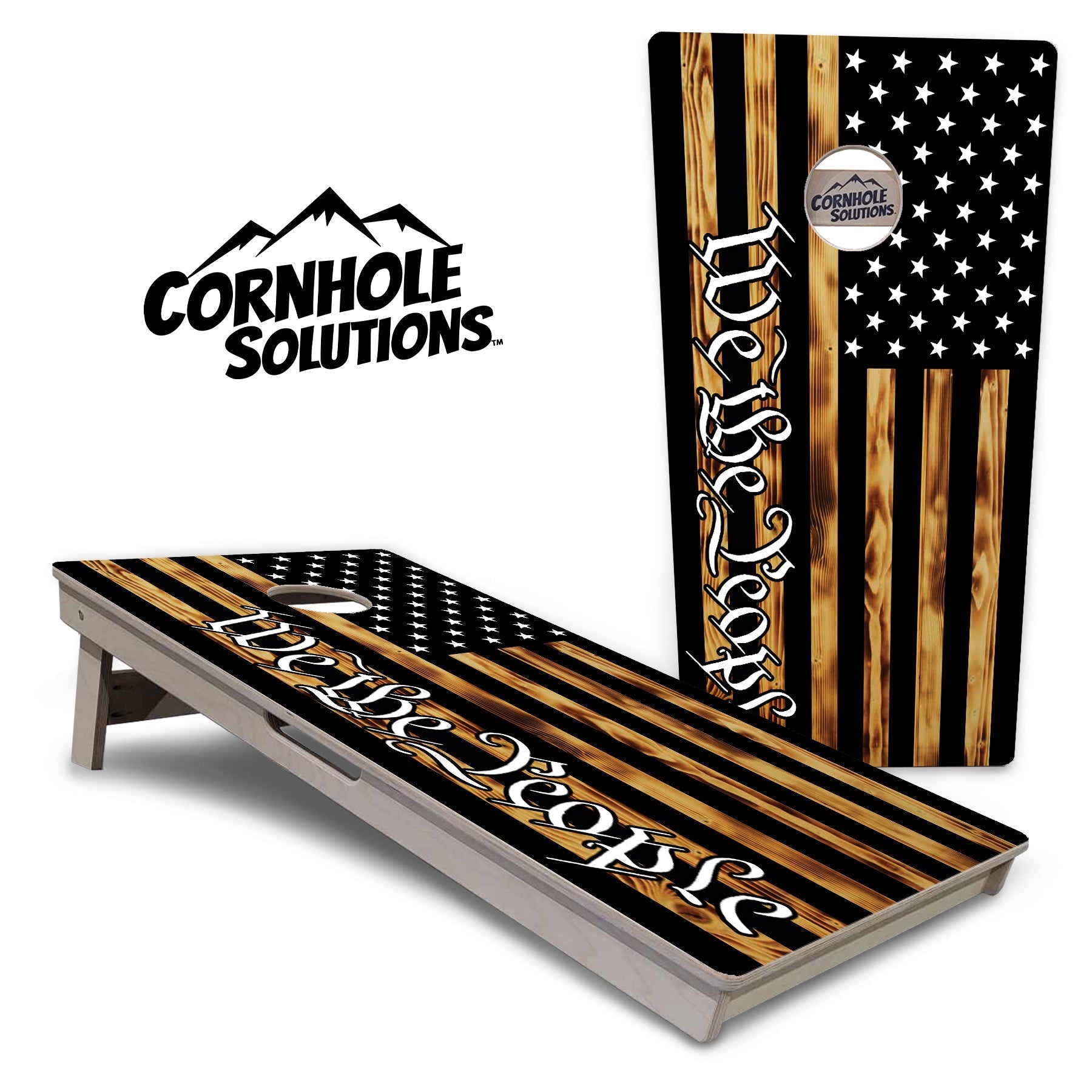 WTP USA Flag Cornhole Boards - Professional Tournament Series