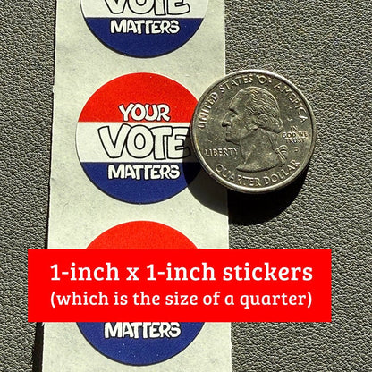 Your Vote Matters Stickers